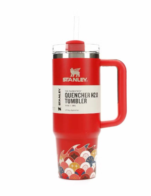 Stanley Lunar New Year Limited Edition Flowstate Quencher 30oz Tumbler (Red Dragon)