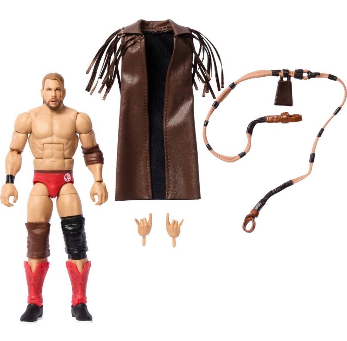 WWE Elite Legends Justin "Hawk" Bradshaw Action Figure and Accessories Series 25 Collectible Set